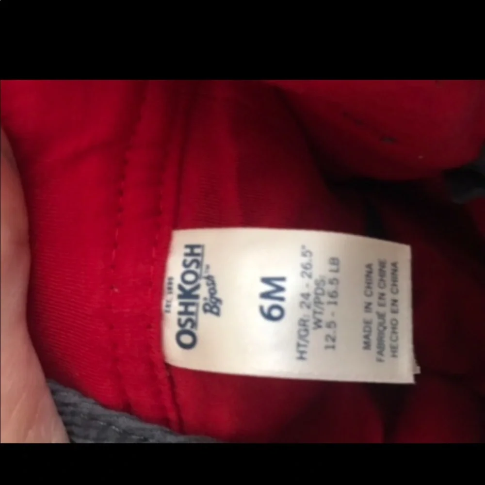 5/$25 OshKosh Corduroy Overall | Retro | Pants | Gray